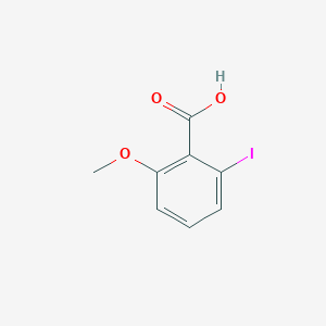 molecular formula C8H7IO3 B1314922 2-碘-6-甲氧基苯甲酸 CAS No. 66195-39-9