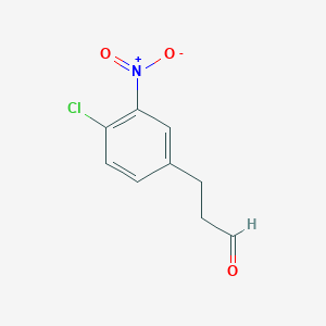 4-Chloro-3-nitrophenylpropanal