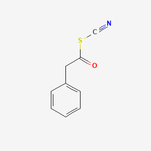 Benzeneethanethioicacid,anhydrosulfidewiththiocyanicacid