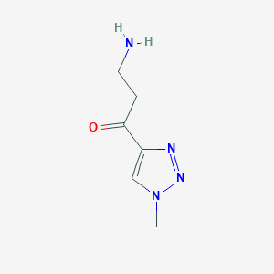 3-Amino-1-(1-methyl-1H-1,2,3-triazol-4-yl)propan-1-one