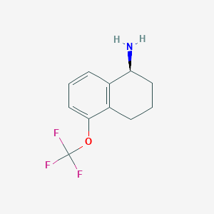 1-Naphthalenamine,1,2,3,4-tetrahydro-5-(trifluoromethoxy)-,(1S)-