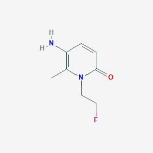 5-Amino-1-(2-fluoroethyl)-6-methyl-1,2-dihydropyridin-2-one