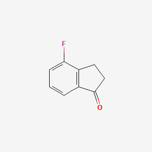 molecular formula C9H7FO B1314931 4-Fluoro-1-indanone CAS No. 699-99-0