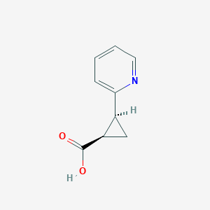 cis-2-(Pyridin-2-yl)cyclopropanecarboxylic acid