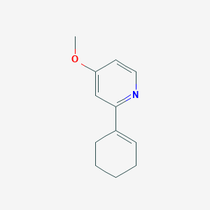 2-(Cyclohex-1-en-1-yl)-4-methoxypyridine