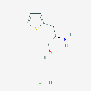 (S)-2-Amino-3-(thiophen-2-yl)propan-1-olhydrochloride