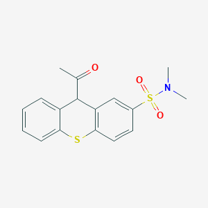 9-Acetyl-N,N-dimethyl-9H-thioxanthene-2-sulfonamide