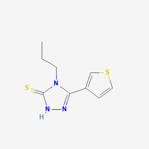 4-Propyl-5-(thiophen-3-YL)-4H-1,2,4-triazole-3-thiol