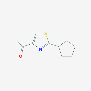 1-(2-Cyclopentylthiazol-4-yl)ethanone