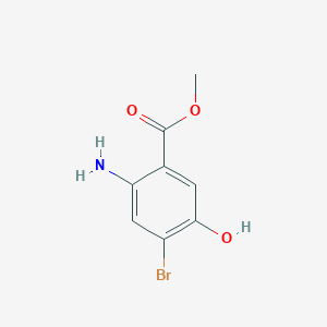 Methyl 2-amino-4-bromo-5-hydroxybenzoate