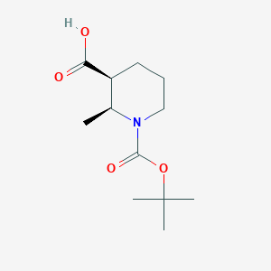 molecular formula C12H21NO4 B1314942 (2S,3S)-1-(Tert-butoxycarbonyl)-2-methylpiperidine-3-carboxylic acid CAS No. 1260606-18-5
