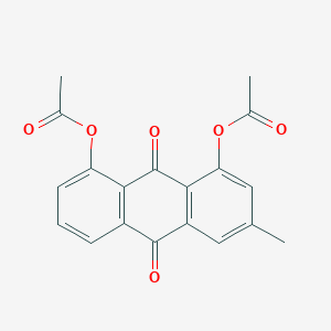 9,10-Anthracenedione, 1,8-bis(acetyloxy)-3-methyl-