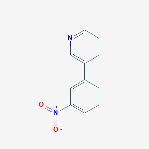 molecular formula C11H8N2O2 B1314944 3-(3-Nitrophenyl)pyridine CAS No. 4282-50-2