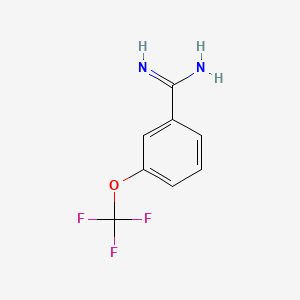 molecular formula C8H7F3N2O B1314945 3-(Trifluoromethoxy)benzimidamide CAS No. 791566-24-0