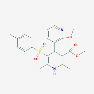 Methyl 2-methoxy-2',6'-dimethyl-5'-tosyl-1',4'-dihydro-[3,4'-bipyridine]-3'-carboxylate