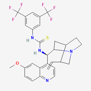 3-[3,5-Di(trifluoromethyl)phenyl]-1-[(R)-(6-methoxy-4-quinolinyl)(8-ethenyl-1-azabicyclo[2.2.2]octane-2-yl)methyl]thiourea