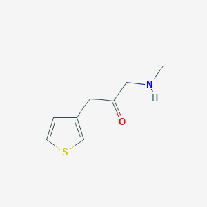 1-(Methylamino)-3-(thiophen-3-yl)propan-2-one