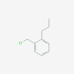 molecular formula C10H13Cl B13149531 1-(Chloromethyl)-2-propylbenzene 