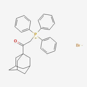 (2-(Adamantan-1-yl)-2-oxoethyl)triphenylphosphonium bromide