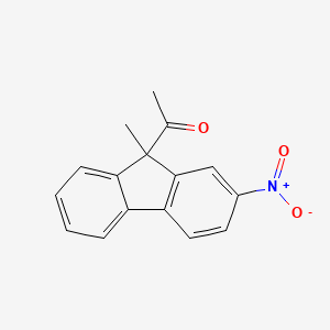 1-(9-Methyl-2-nitro-9h-fluoren-9-yl)ethanone