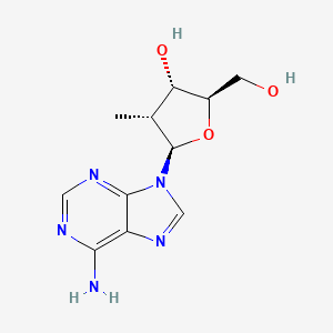 (2R,3S,4R,5R)-5-(6-Amino-9H-purin-9-yl)-2-(hydroxymethyl)-4-methyltetrahydrofuran-3-ol