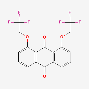 1,8-Bis(2,2,2-trifluoroethoxy)anthracene-9,10-dione