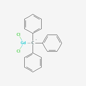 molecular formula C19H15Cl2Gd- B13149589 Tritylgadolinium(III)chloride 