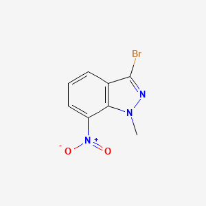 molecular formula C8H6BrN3O2 B1314959 3-Bromo-1-methyl-7-nitro-1H-indazole CAS No. 74209-37-3