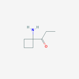 1-(1-Aminocyclobutyl)propan-1-one