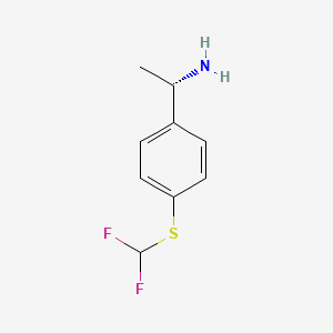 (1S)-1-{4-[(difluoromethyl)sulfanyl]phenyl}ethan-1-amine