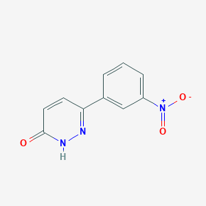 molecular formula C10H7N3O3 B1314966 6-(3-Nitrophenyl)pyridazin-3-ol CAS No. 54558-01-9