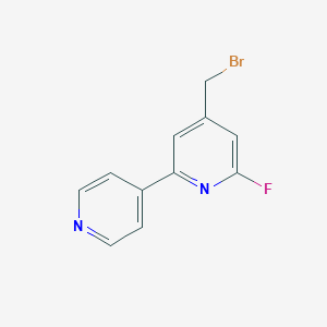 4-(Bromomethyl)-6-fluoro-2,4'-bipyridine