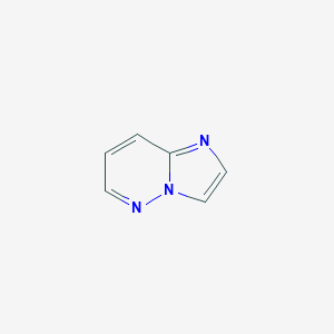 molecular formula C6H5N3 B131497 咪唑并[1,2-b]哒嗪 CAS No. 146233-39-8