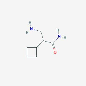 3-Amino-2-cyclobutylpropanamide