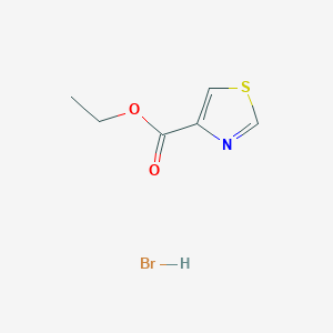 molecular formula C6H8BrNO2S B1314971 Ethyl thiazole-4-carboxylate hydrobromide CAS No. 6898-57-3