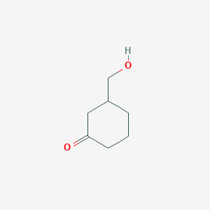 molecular formula C7H12O2 B1314976 3-(Hydroxymethyl)cyclohexanone CAS No. 21996-61-2