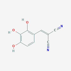 molecular formula C10H6N2O3 B13149773 2-(2,3,4-Trihydroxybenzylidene)malononitrile 