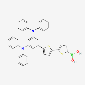 {5'-[3,5-Bis(diphenylamino)phenyl][2,2'-bithiophen]-5-yl}boronic acid