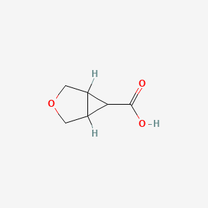 molecular formula C6H8O3 B1314978 3-Oxabicyclo[3.1.0]hexane-6-carboxylic acid CAS No. 693248-53-2