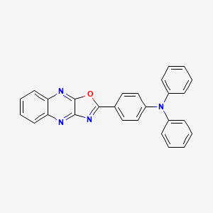 4-([1,3]Oxazolo[4,5-b]quinoxalin-2-yl)-N,N-diphenylaniline