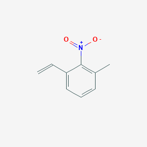 molecular formula C9H9NO2 B13149835 1-Ethenyl-3-methyl-2-nitrobenzene 