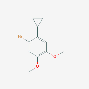 1-Bromo-2-cyclopropyl-4,5-dimethoxybenzene