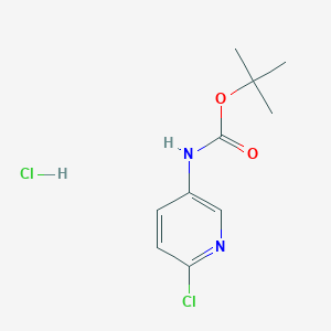 tert-Butyl (6-chloropyridin-3-yl)carbamate hydrochloride