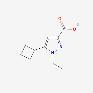 5-Cyclobutyl-1-ethyl-1H-pyrazole-3-carboxylic acid