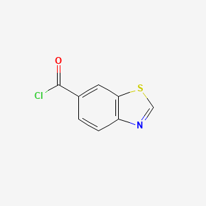 molecular formula C8H4ClNOS B1314986 1,3-苯并噻唑-6-甲酰氯 CAS No. 55439-73-1