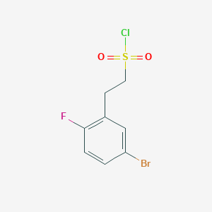 2-(5-Bromo-2-fluorophenyl)ethane-1-sulfonyl chloride