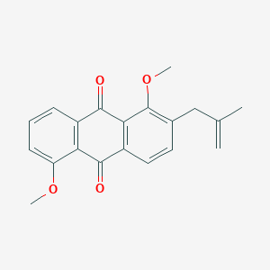 9,10-Anthracenedione, 1,5-dimethoxy-2-(2-methyl-2-propenyl)-