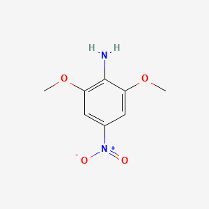 molecular formula C8H10N2O4 B13149897 2,6-Dimethoxy-4-nitroaniline 