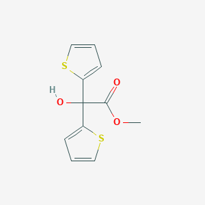 molecular formula C11H10O3S2 B131499 Methyl 2,2-dithienylglycolate CAS No. 26447-85-8