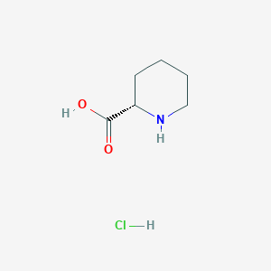 molecular formula C6H12ClNO2 B1314991 (S)-piperidine-2-carboxylic acid hydrochloride CAS No. 2133-33-7